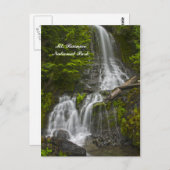 Stevens Canyon Wasserfall Postkarte (Vorne/Hinten)