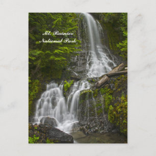 Stevens Canyon Wasserfall Postkarte