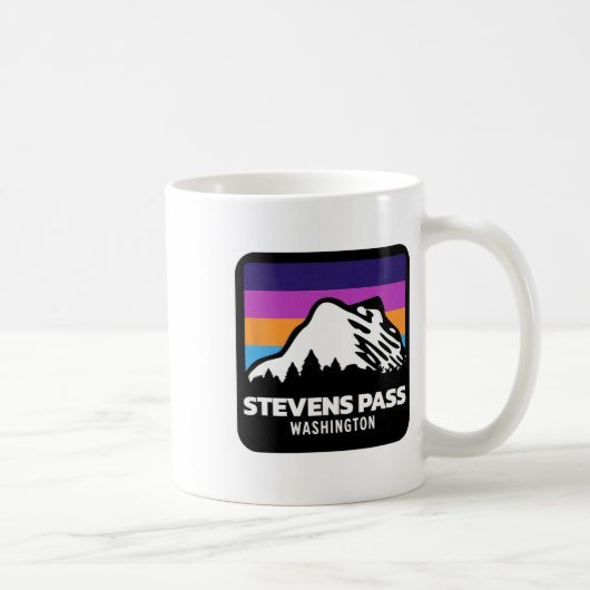 Stevens P Washington Mountain Skifahren Snowboarde Kaffeetasse (Rechts)