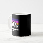 Stevens Pass Washington Berg Skifahren Kaffeetasse (Vorderseite Links)