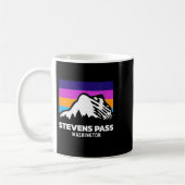 Stevens Pass Washington Berg Skifahren Kaffeetasse (Links)