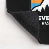Stevens Pass Washington Mountain Skifahren Snowboa Mousepad (Ecke)