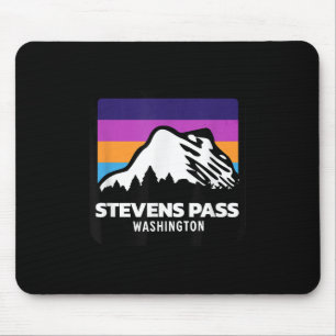 Stevens Pass Washington Mountain Skifahren Snowboa Mousepad