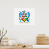 Stevens-Wappen - Familienwappen Poster (Küche)