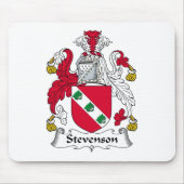 Stevenson-Familienwappen Mousepad (Vorne)
