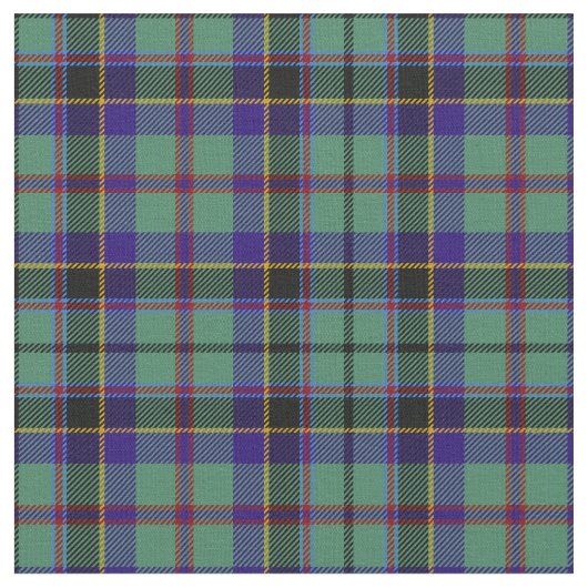 Stevensontartan-Druck Stoff (Nahaufnahme)