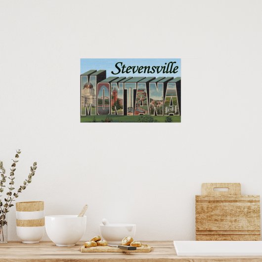 Stevensville, Montana Poster (Küche)