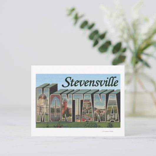 Stevensville, Montana Postkarte (Stehend Vorderseite)