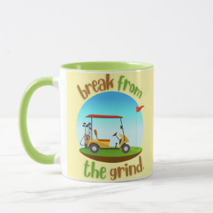 Steves Golf Cart BFTG Coffee Tasse