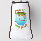 Steve's Golf Cart BFTG Putter Cover Headcover (Rotieren 90)
