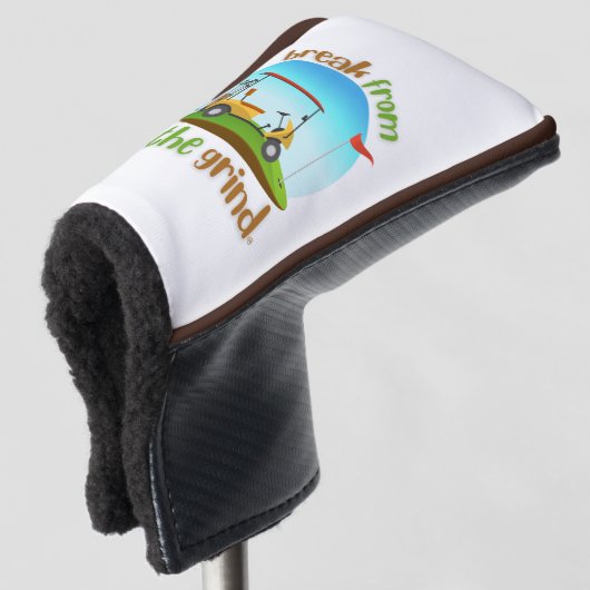 Steve's Golf Cart BFTG Putter Cover Headcover (3/4 Vorderseite)