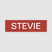 Stevie Namensschild (Vorderseite)