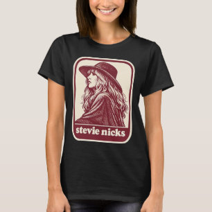 Stevie Nicks Retro-Aufkleber 70er Jahre Duotone T-Shirt