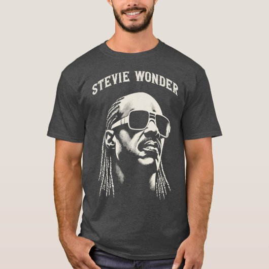 Stevie Wonder 3 T-Shirt (Vorderseite)