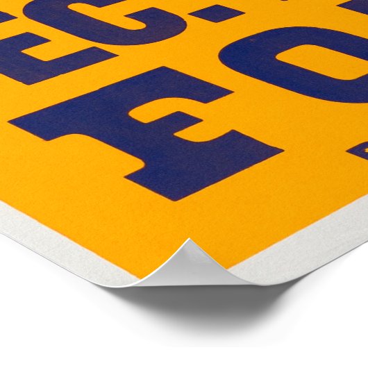 Stevie Wonder / Gil Scott Heron Poster (Ecke)