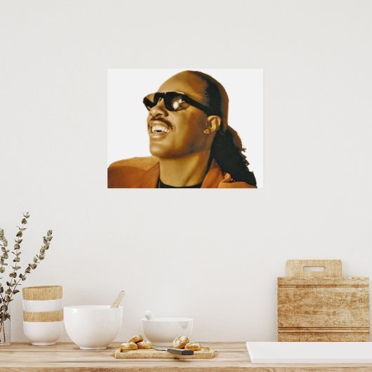 Stevie Wonder Poster (Küche)