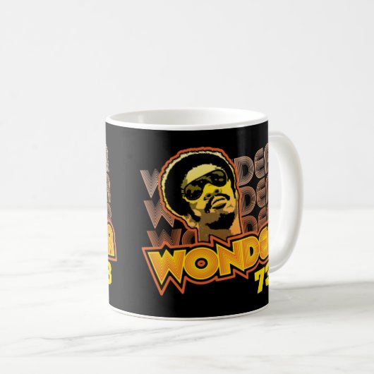 Stevie Wonder T-ShirtStevie Wonder 73 T - Shirt_by Kaffeetasse (VorderseiteRechts)