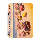 Steward Beach, Galveston, Texas Magnet (Vertikal)
