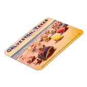 Steward Beach, Galveston, Texas Magnet (Linke Seite)