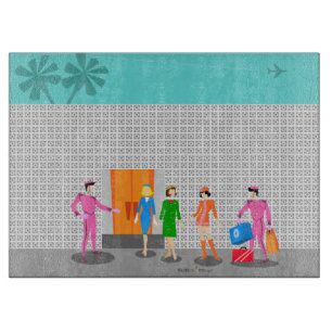 Stewardess Party Cutting Board Atompalm Springs Schneidebrett
