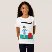 Stewardess T-Shirt (Vorne ganz)