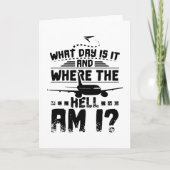 Stewardess what day is it karte (Vorderseite)