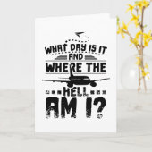 Stewardess what day is it karte (Gelbe Blume)