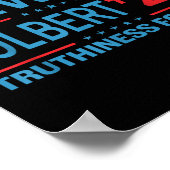 Stewart & Colbert 2028 Truthiness for All, Fun Poster (Ecke)