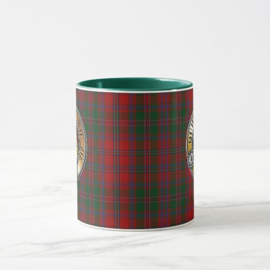 Stewart Appin Tartan & Abzeichen Tasse (Zentrum)