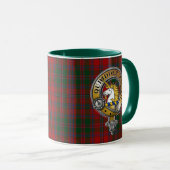 Stewart Appin Tartan & Abzeichen Tasse (VorderseiteRechts)