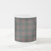 Stewart Black Clan Tartan Mattglastasse (Mittel)