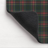 Stewart Black Modern Original Schottischer Tartan Mousepad (Ecke)