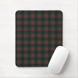 Stewart Black Modern Original Schottischer Tartan Mousepad