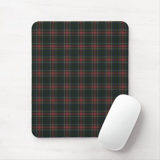 Stewart Black Modern Original Schottischer Tartan Mousepad (Mit Mouse)