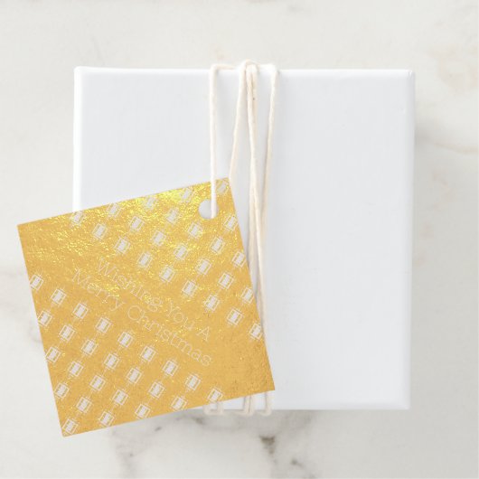 Stewart Black Modern Original Scottish Tartan Geschenkanhänger (Mit Box)