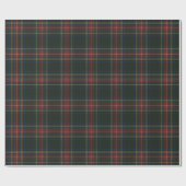 Stewart Black Modern Original Scottish Tartan Geschenkpapier (Flach)