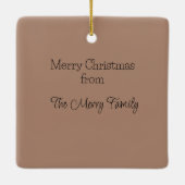 Stewart Black Modern Original Scottish Tartan Keramikornament (Rückseite)