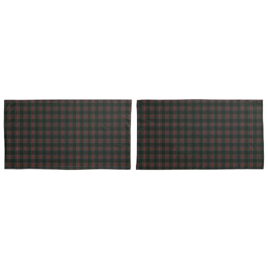 Stewart Black Modern Original Scottish Tartan Kissenbezug (Vorderseite-Set)