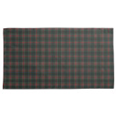 Stewart Black Modern Original Scottish Tartan Kissenbezug (Vorderseite-Rechts)