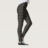 Stewart Black Modern Original Scottish Tartan Leggings (Rechts)