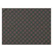 Stewart Black Modern Scottish Tartan Tischdecke (Vorderseite (Horizontal))
