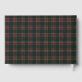 Stewart Black Original Scottish Tartan Gästebuch (Rückseite)