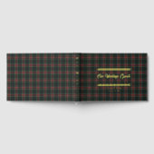 Stewart Black Original Scottish Tartan Gästebuch (Voll)