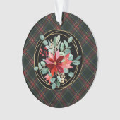 Stewart Black Tartan Grandeltern Weihnachten Ornament (Vorderseite)