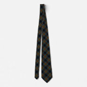 Stewart Black Tartan Krawatte (Rückseite)