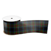 Stewart Black Tartan Satinband (Spule)