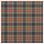 Stewart Black Tartan Stoff (Muster)