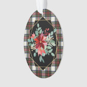Stewart Blue Dress Original Scottish Tartan Ornament (Vorderseite)