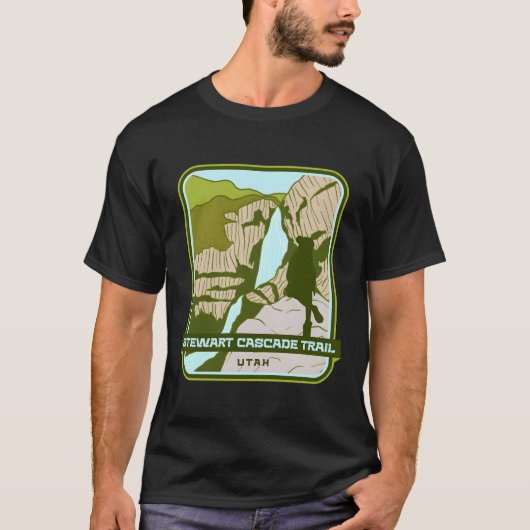 Stewart Cascade Trail - Utah wandern T-Shirt (Vorderseite)