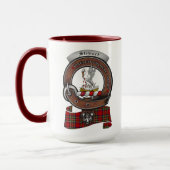 Stewart Clan Abzeichen Combo 15oz Tasse (Links)